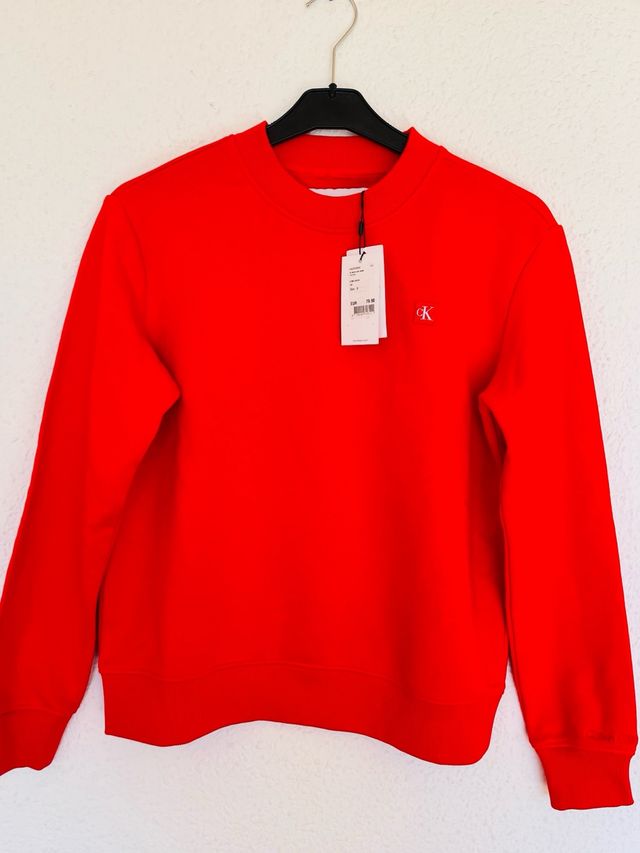 Sudadera Calvin Klein Roja Talla XS
