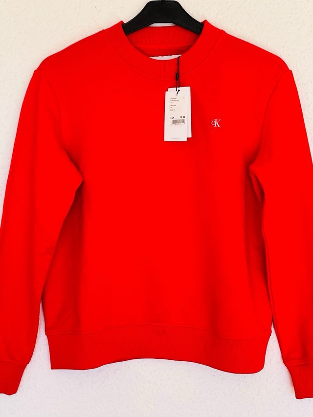 Sudadera Calvin Klein Roja Talla XS