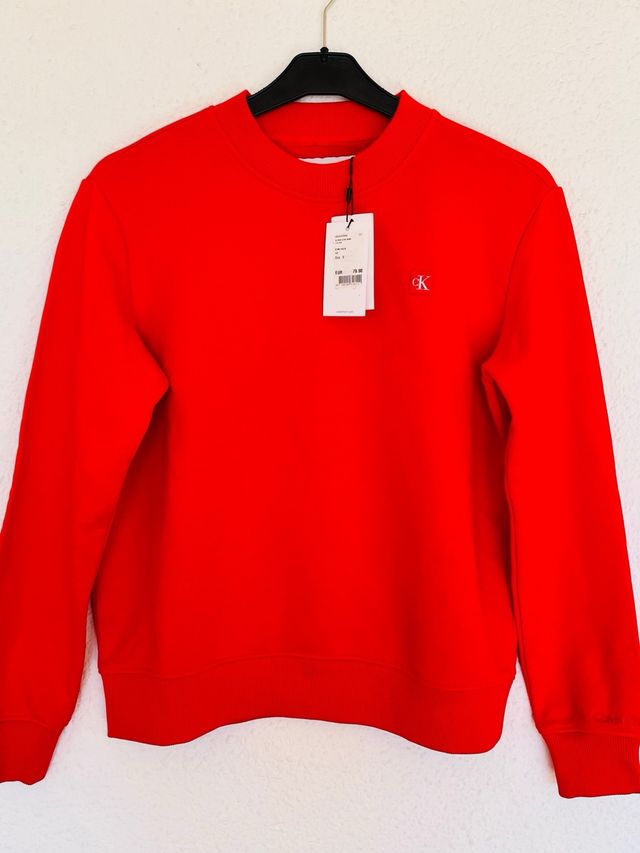 Sudadera Calvin Klein Roja Talla XS