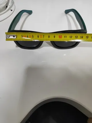 Gafas Root Bambú Negras y Turquesa/verdes