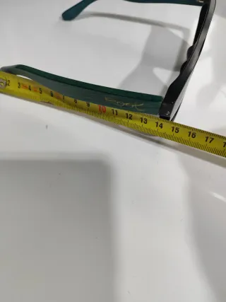 Gafas Root Bambú Negras y Turquesa/verdes