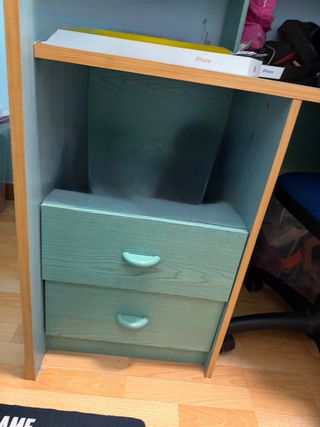 Mueble juvenil litera con escritorio