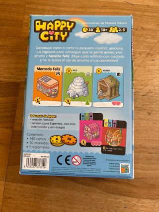 Happy City Juego de Mesa Familiar