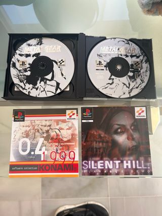 Metal Gear Solid + Silent Hill Demo 10/10 pal esp