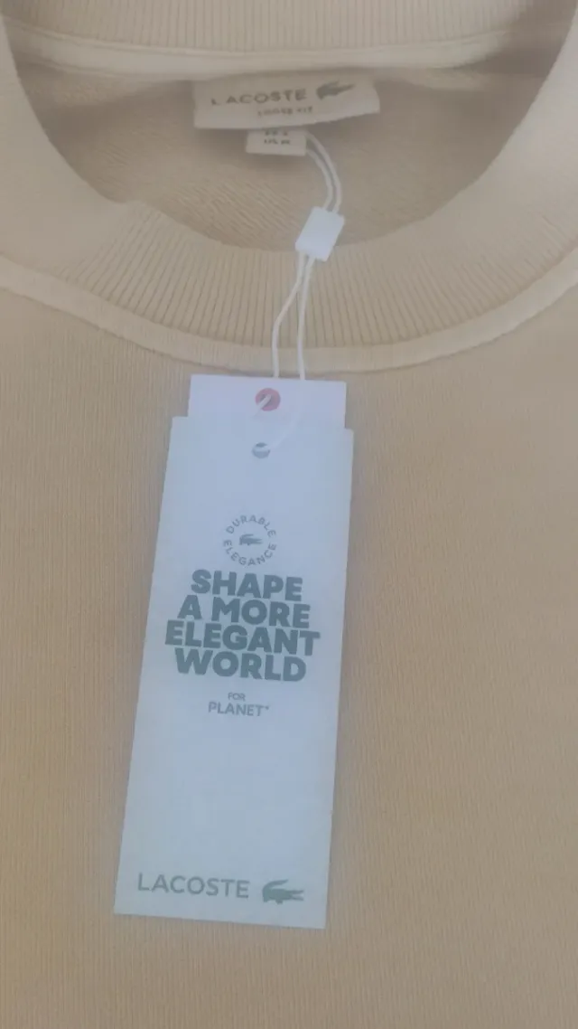 Sudadera Lacoste Amarilla