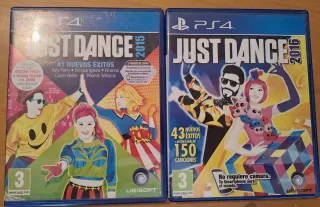 Lote 2 Juegos PS4 Just Dance 2015 y 2016
