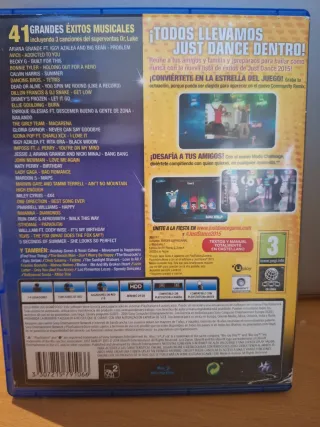 Lote 2 Juegos PS4 Just Dance 2015 y 2016