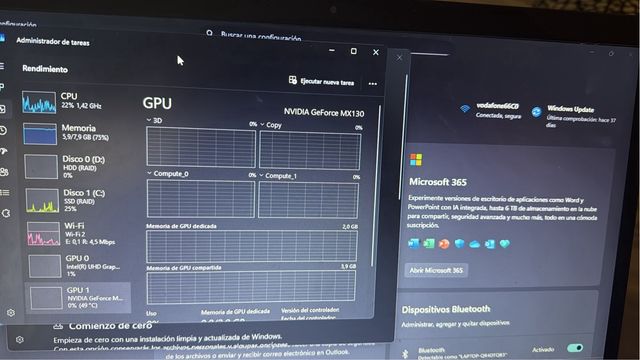 Ordenador Acer Plata y Negro