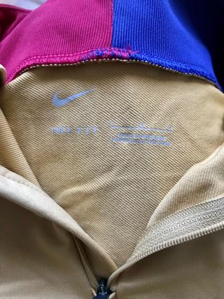 Sudadera FC Barcelona Nike Dorada Talla L