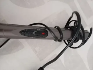 Plancha de pelo gris