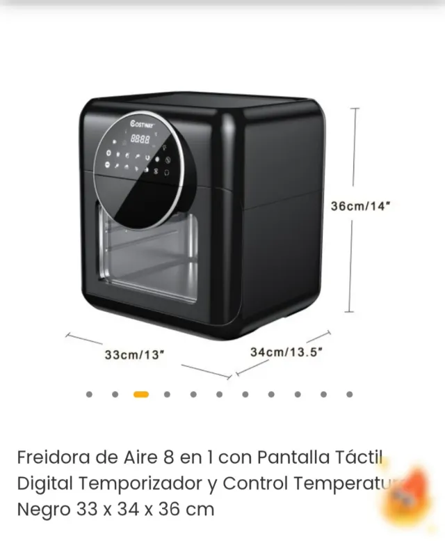 Freidora de aire costway