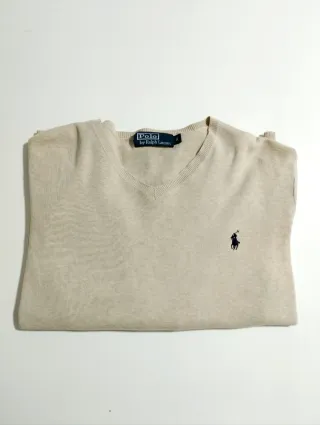 Jersey Polo Ralph Lauren Algodón Pima S Beige