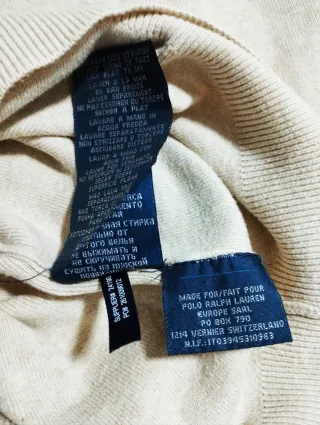 Jersey Polo Ralph Lauren Algodón Pima S Beige