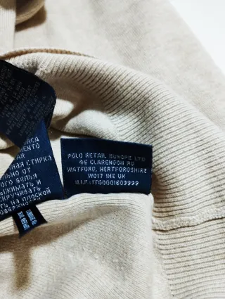 Jersey Polo Ralph Lauren Algodón Pima S Beige