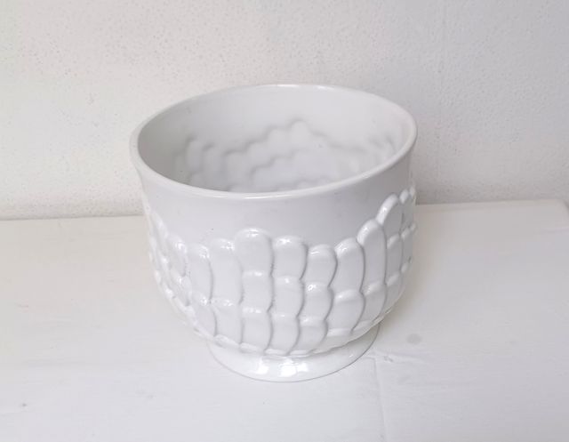 Macetero Porcelana Blanco El Corte Inglés