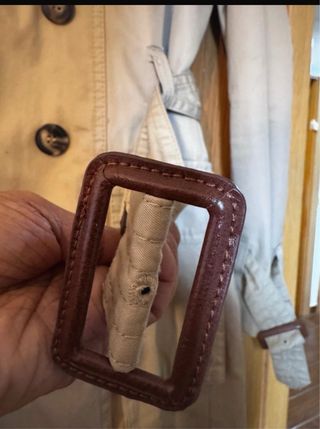 Gabardina H&M Hombre Talla M Beige