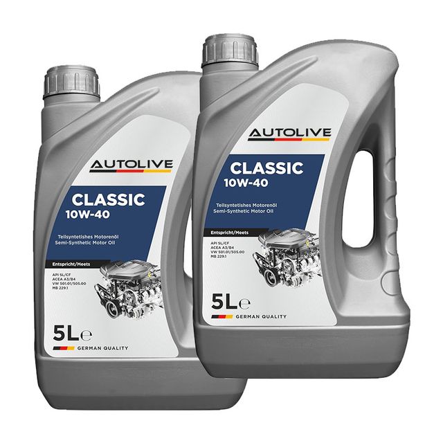 2x Autolive Classic 10W40 5L