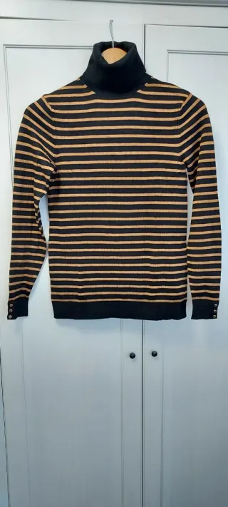 Jersey de punto estampado rayas Cortefiel T.S