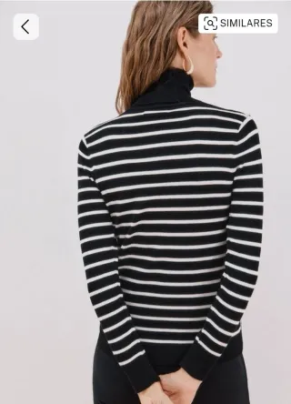 Jersey de punto estampado rayas Cortefiel T.S