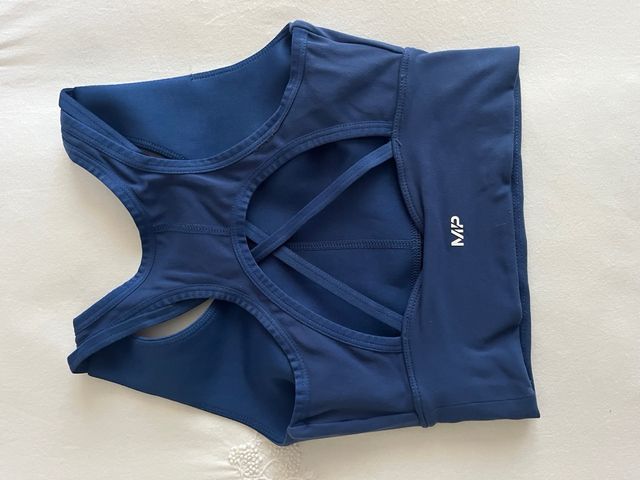 Top deportivo MyProtein azul