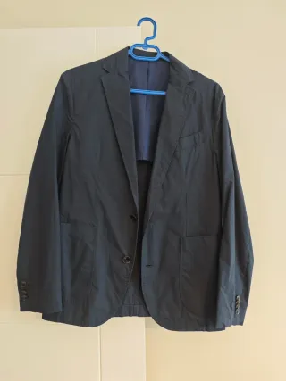 Americana azul marino de verano Mango Hombre