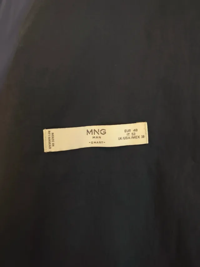 Americana azul marino de verano Mango Hombre