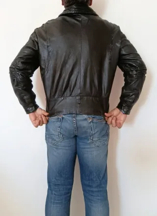 Chaqueta Cuero auténtico XXL mujer Medidas indicad