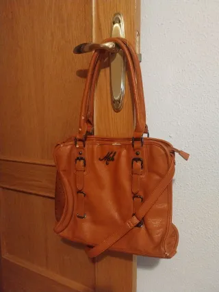 Bolso marrón/naranja
