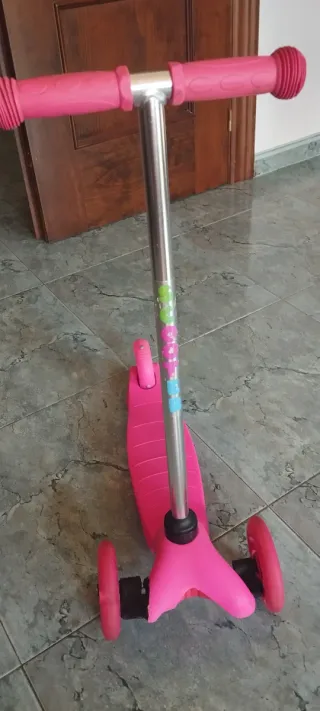 Patinete 3 Ruedas Rosa