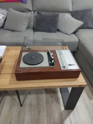 Tocadiscos Eminence Marrón/Plata