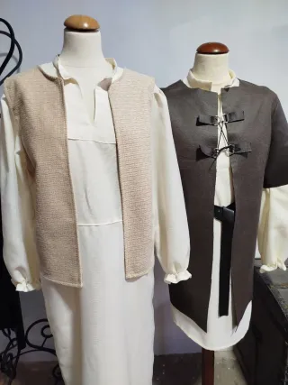 Conjunto Medieval Beige y Marrón