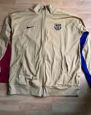 Sudadera FC Barcelona Nike Dorada Talla L