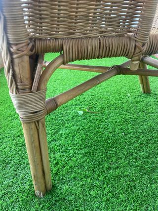 Sedia in vimini di IKEA (modello AGEN)