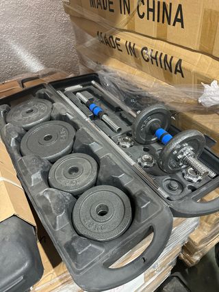 Juego Mancuernas Ajustables Maletín