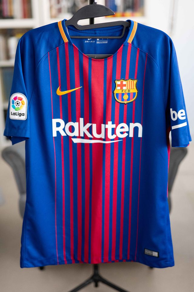 ORIGINAL F.C. BARCELONA 2017-18 CAMISETA FUTBOL M