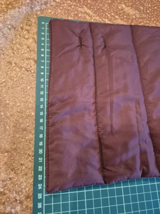 Bufanda Dustin Cuadros granate y Gris