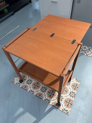 Carro Cocina Madera y Metal