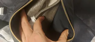 Set Tommy Hilfiger Borsa e Portafoglio Nero Oro