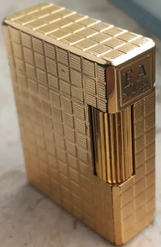 Mechero Dupont Chapado Oro 20 Micras