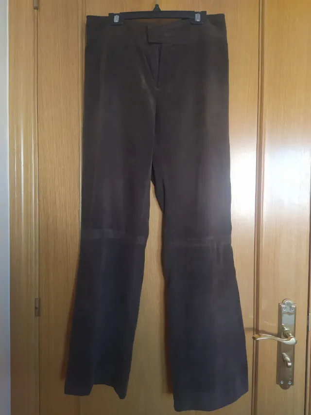 Pantalón marrón mujer