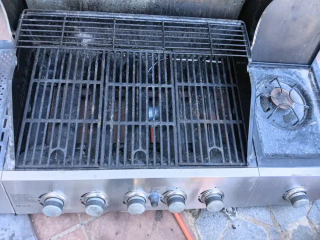 Barbacoa a Gas 5 Fuochi + 1 Laterale