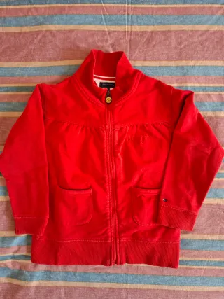 Chaqueta Sudadera Tommy Hilfiger Roja