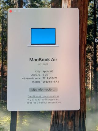 MacBook Air M2 8GB 2022 + Funda