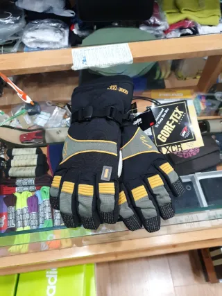 Guantes Gore-Tex Negro y Amarillo talla8