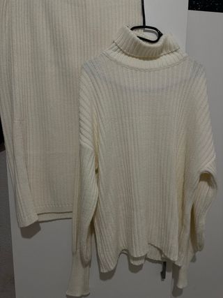 Conjunto Lana Cuello Alto Talla Única