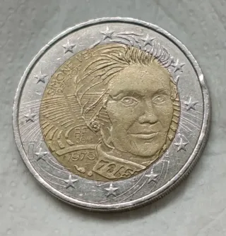 Moneda 2 euros Francia 2018, Simone Veil 1937-2017