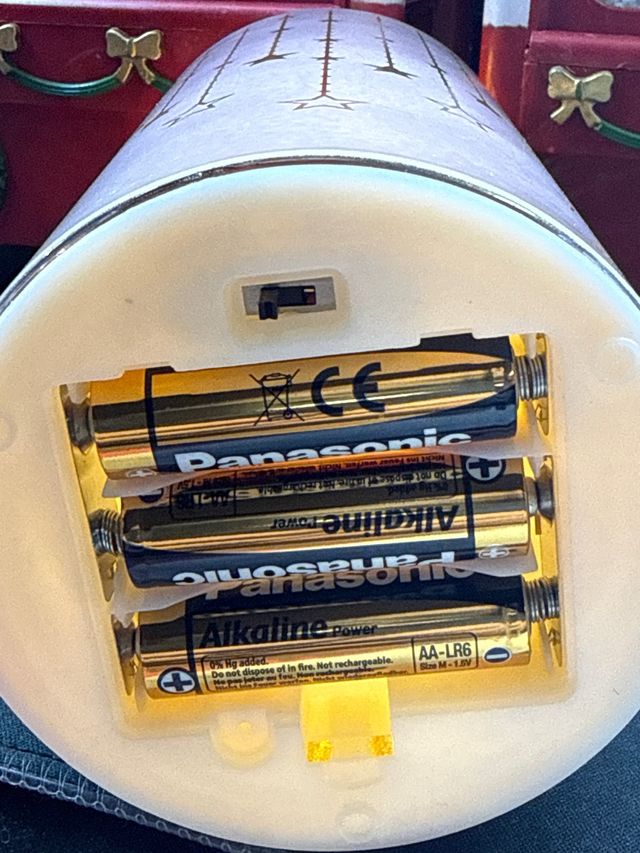 Preciosa lámpara navideña