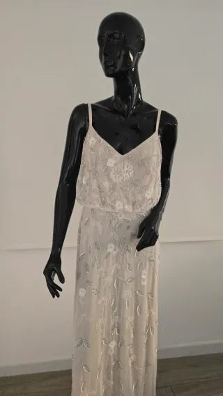 Vestido Largo Fiesta Tintoretto Strass Lentejuelas