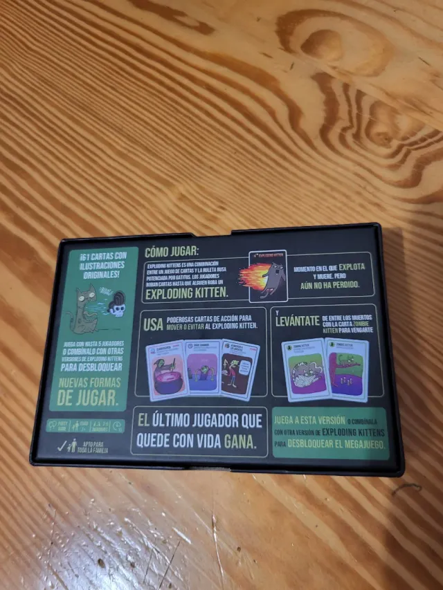 Zombie Kittens Juego de Cartas