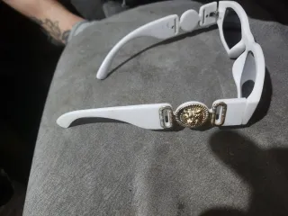 Occhiali da sole Versace bianchi